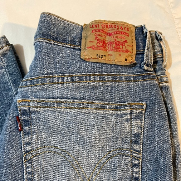 Levi 512 Classic Slim Stretch Jeans, Size 12M - Picture 5 of 7